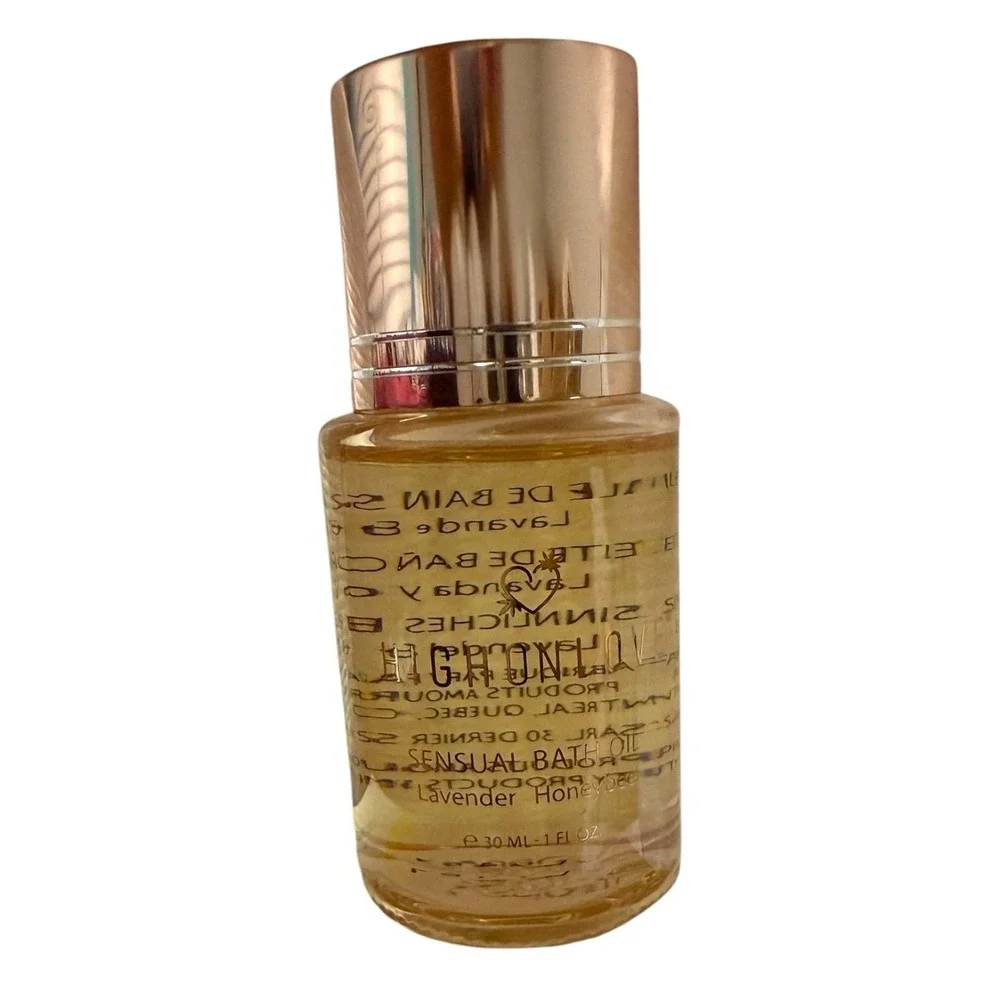 High On Love sensual bath oil lavender honey 1oz Rare HTF